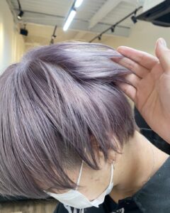 男の髪型 ラベンダーアッシュ ピンクアッシュ パープル ムラサキが超人気でおすすめ 髪トレブログ